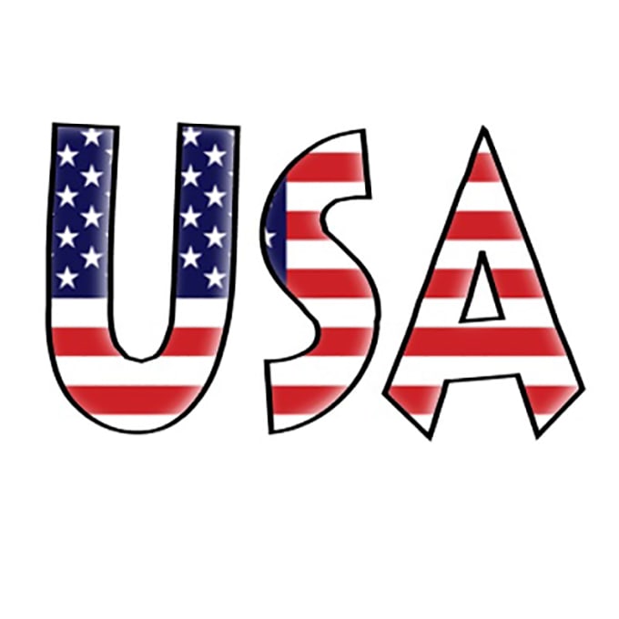 I will make your name or text with a cool style like USA flag