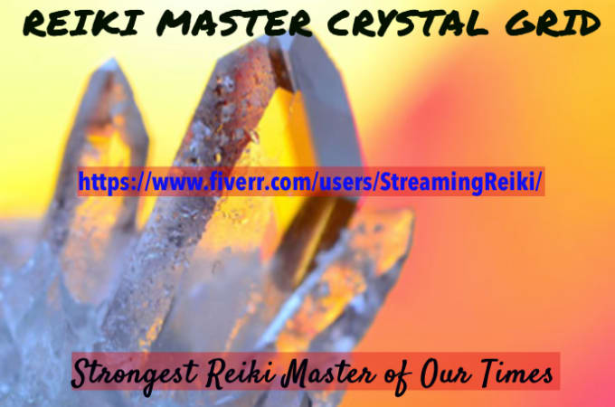 I will make your reiki crystal grid for one week as a reiki master