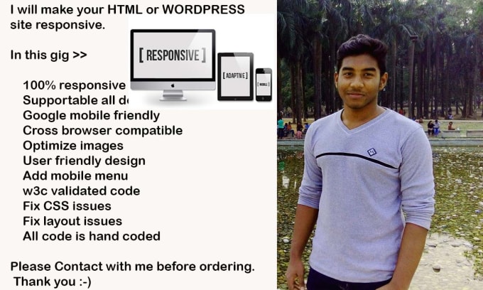 I will make your site responsive or fix css issue in 24 hours