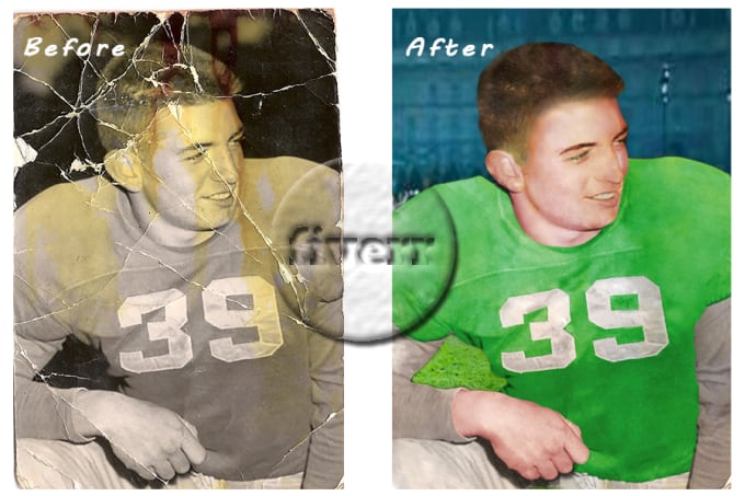 I will old damaged photo restoration and colorization