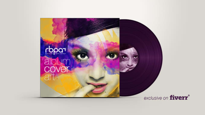 I will paint album cover with abstract style