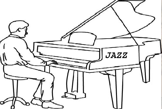I will play real jazz piano track for your song