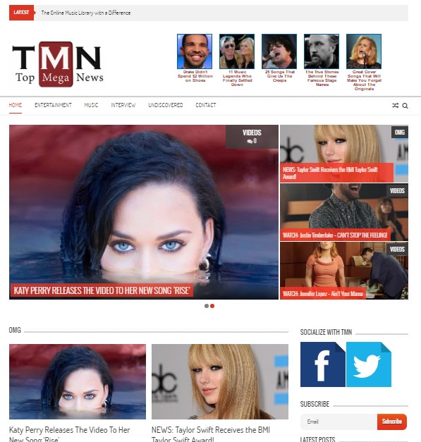 I will post your entertainment article on topmeganews site