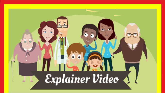 I will produce animated 2d explainer video in 24 hours