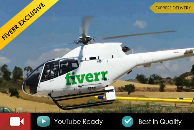 I will promote your logo and website on a helicopter