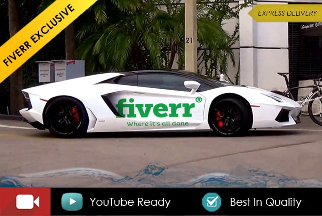 I will promote your logo and website on a lamborghini