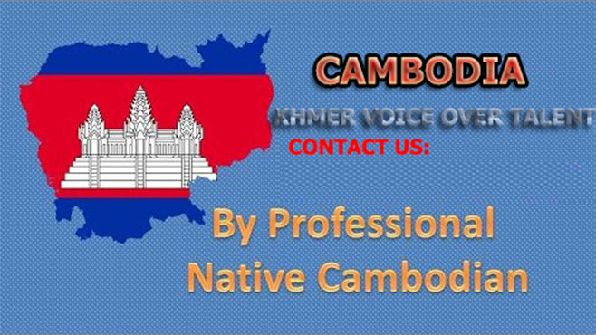 I will provide solutions khmer voice over