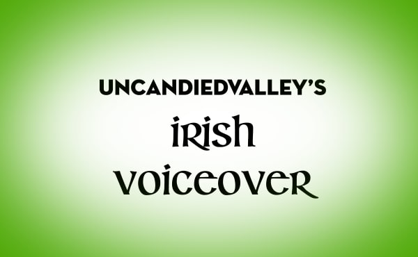 I will record an irish voiceover