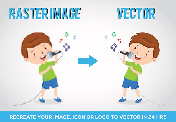 I will recreate your image, icon or logo to vector in one day