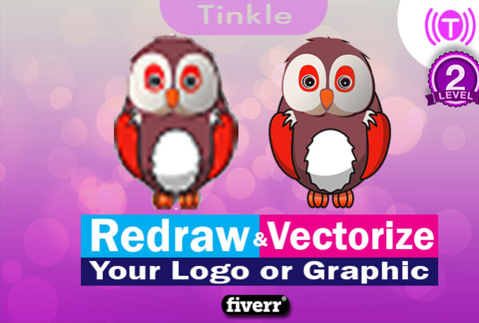 I will redraw and Vectorize your logo or graphic