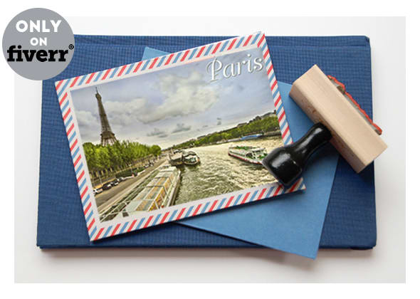 I will send a postcard from paris