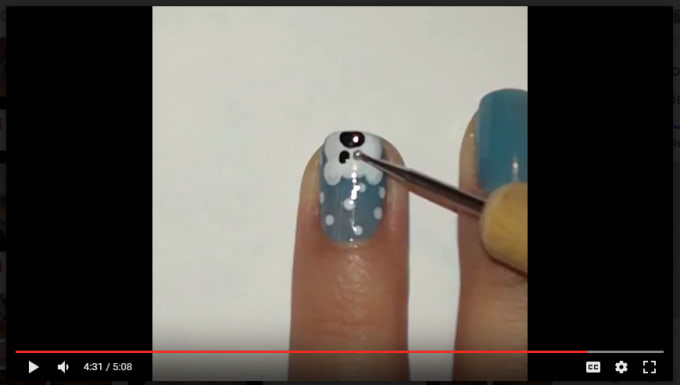 I will send you one video tutorial of a fresh nail art design