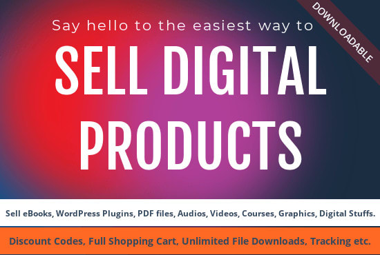 I will setup online shop with easy digital downloads themes