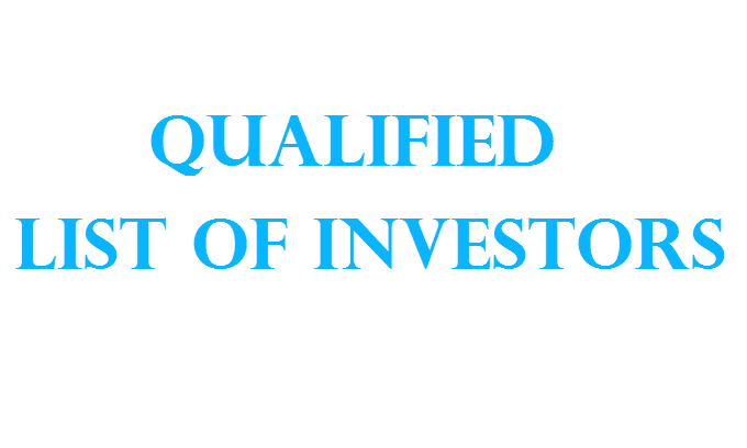 I will share USA investors  venture capital and private equity