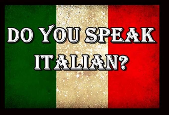 I will skype conversation in Italian
