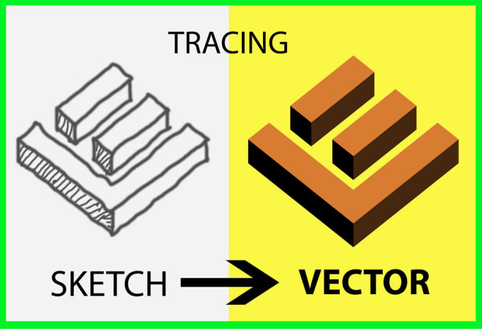 I will trace your sketch logo to awesome vector drawing