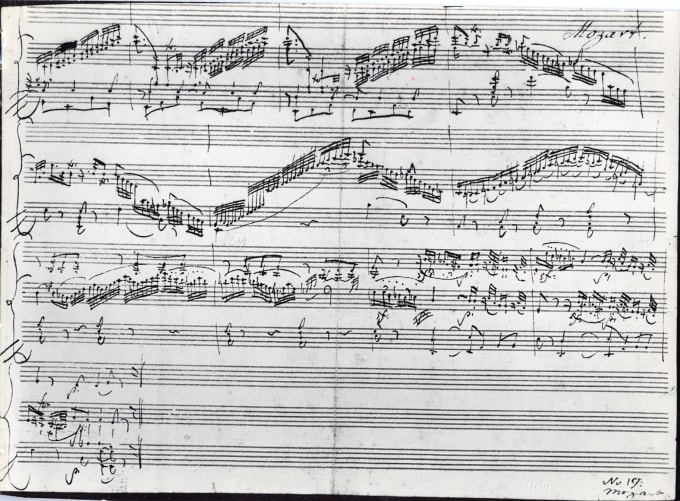I will transcribe full A4 page of handwritten music to Sibelius