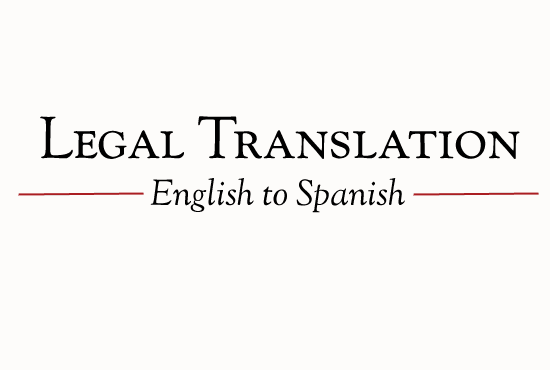I will translate legal documents from english to spanish