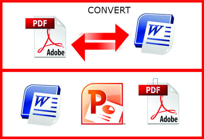 I will type PDF files to word documents or excel