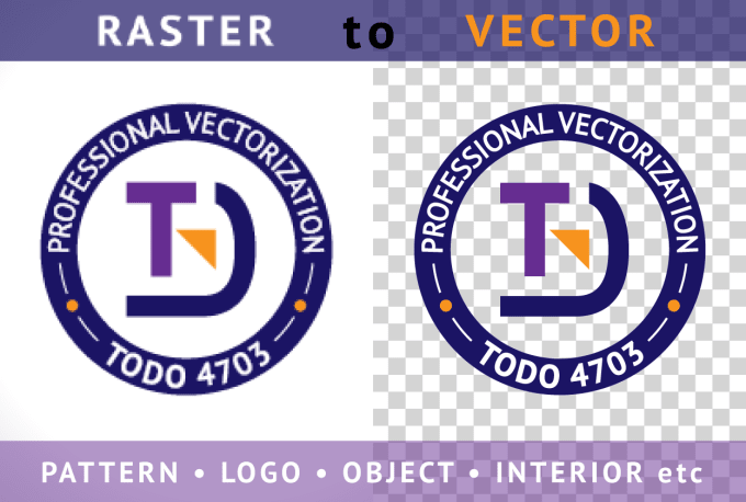 I will vectorize, trace or redraw your raster images