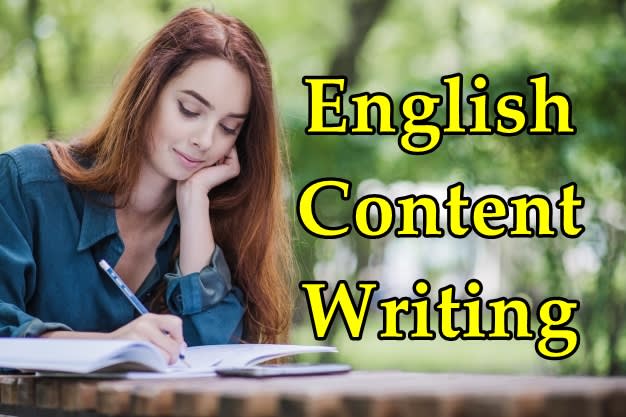 I will write english content for you