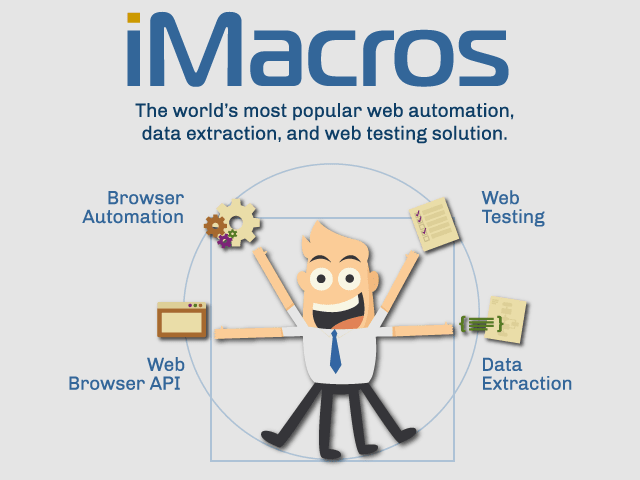 I will write imacros scripts for web automation and  scraping