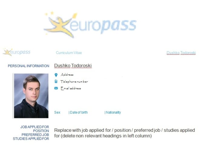 I will write or edit your  official europass CV