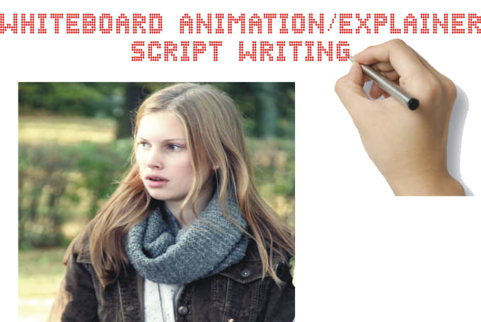 I will write your whiteboard animation script with a unique style