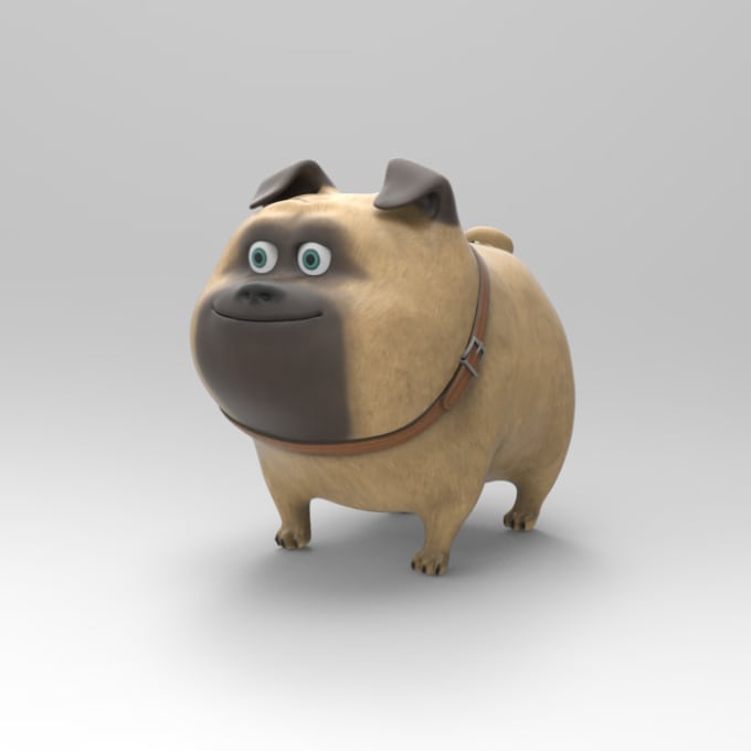 I will 3d character cartoon modelling and texturing