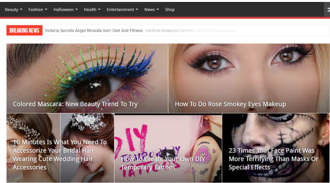 I will add your banner to my website about Halloween,Beauty and Fashion website