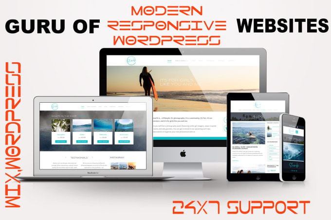 I will be your wordpress and shopify guru on fiverr