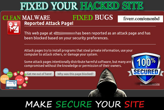 I will clean Malware,Remove Google Blacklist Or Red Warning