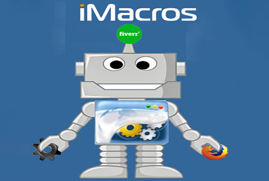 I will code imacros script bot to automate any web task