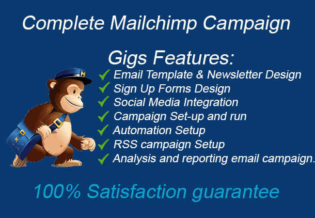 I will complete mailchimp email campaign