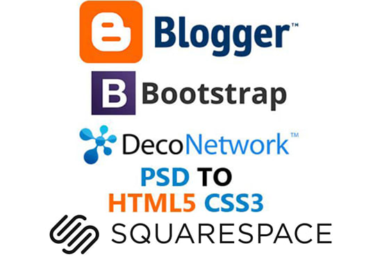 I will convert PSD to html5css3,bootstrap, deconetwork, squarespace