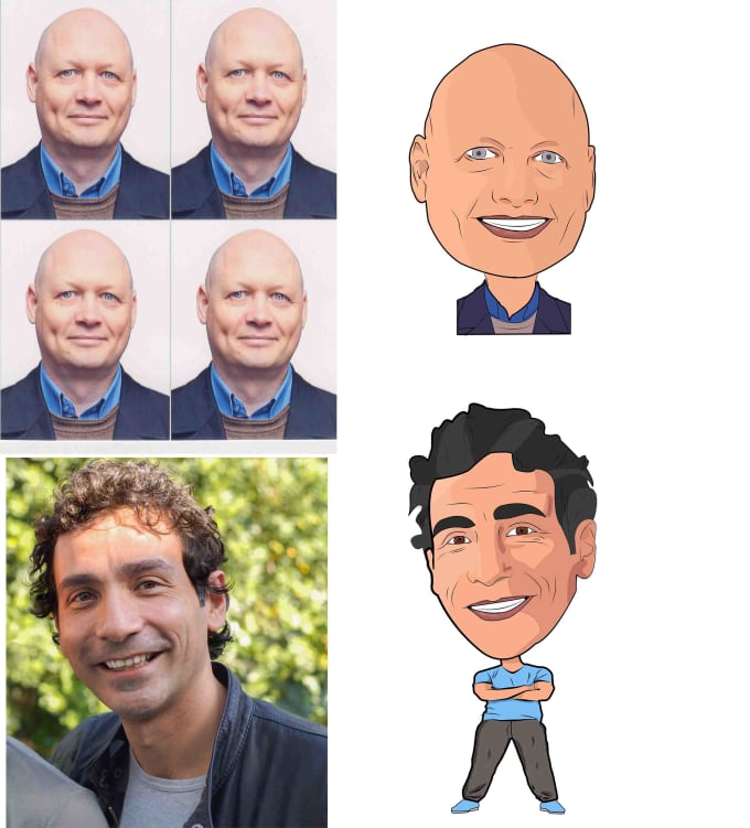 I will convert your image into cartoon
