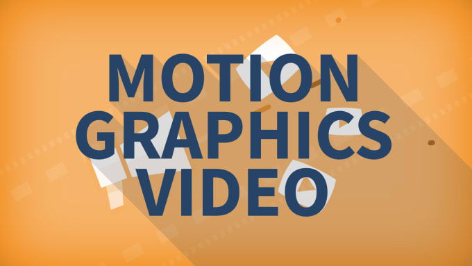 I will create a custom motion graphics video
