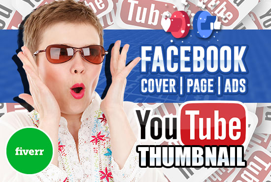 I will create a facebook cover page banner youtube thumbnail design