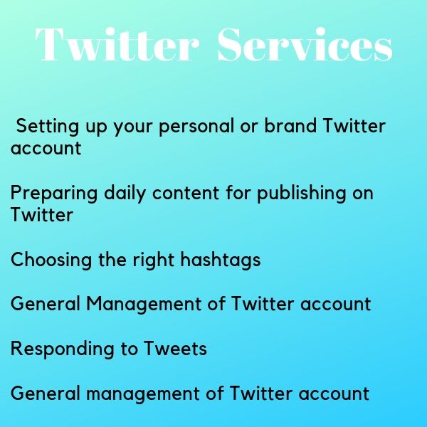 I will create content and manage twitter account