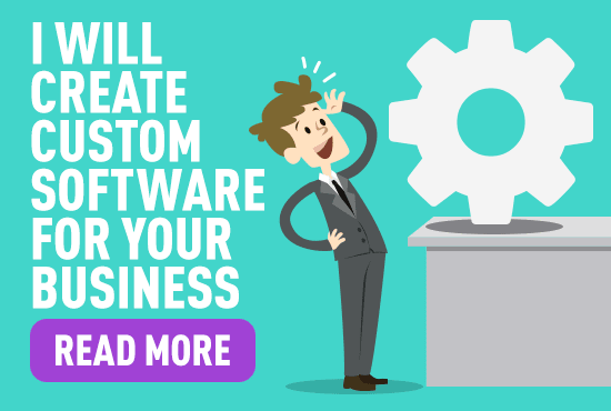 I will create custom software for your business