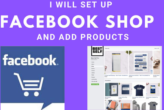 I will create facebook shop or page professionally