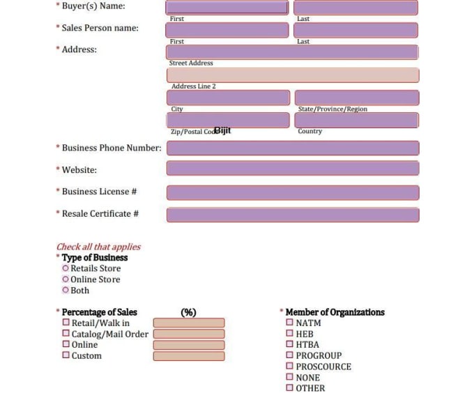 I will create Fillable Interactive PDF forms