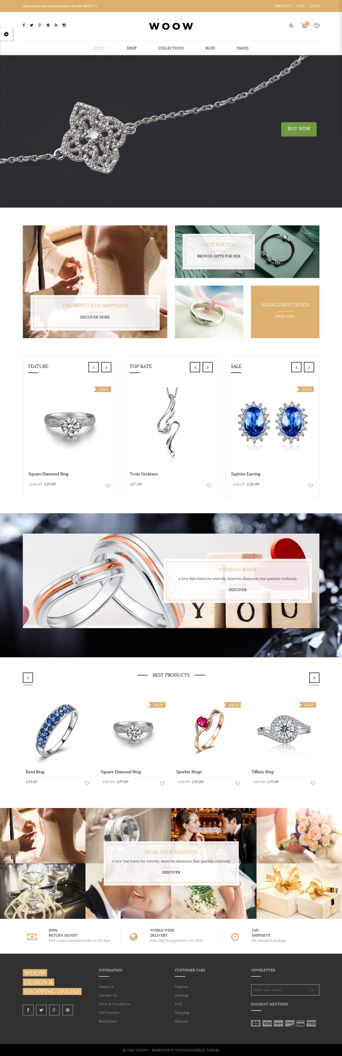 I will create good looking ecommerce site using woow theme