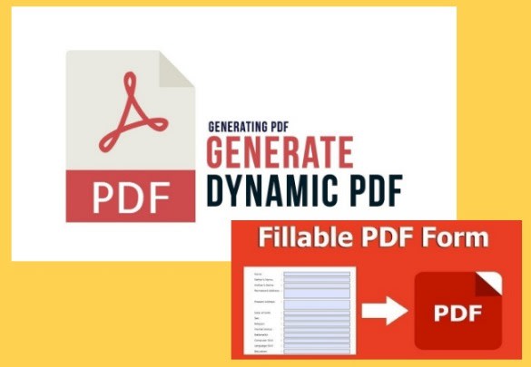 I will create pdf, using dynamic data, fillable pdf from in php