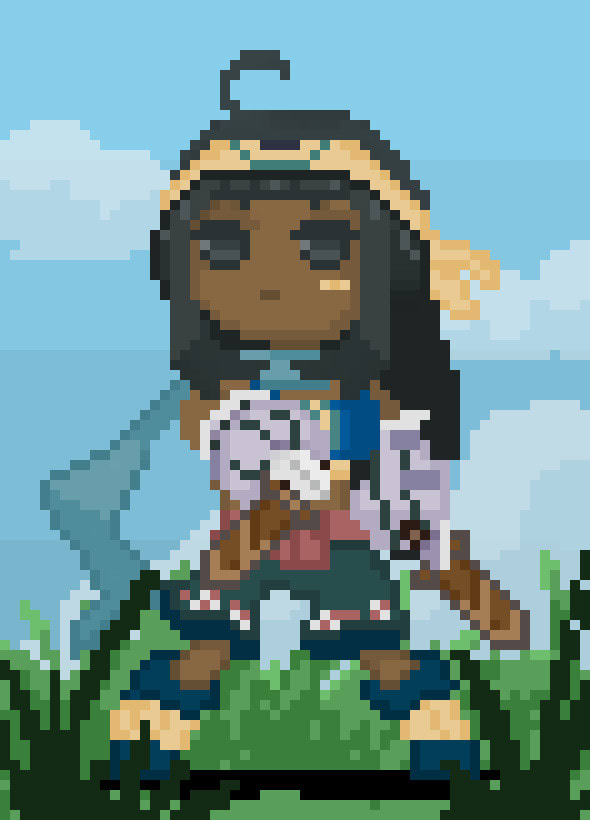 I will create pixel art of your characters and objects