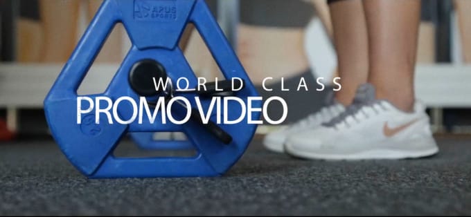 I will create stunning gym or fitness promotional video