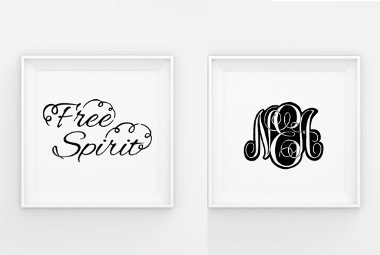 I will create typography art and fonts