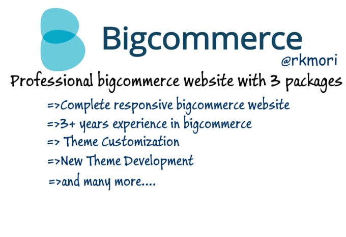 I will create your ecommerce website with bigcommerce