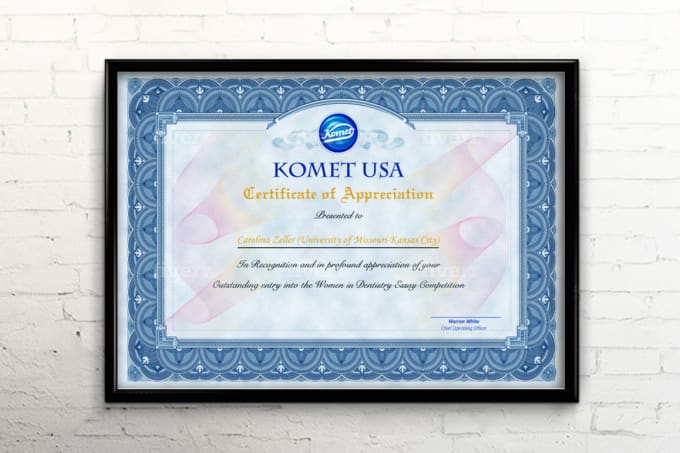 I will design a beautiful certificate