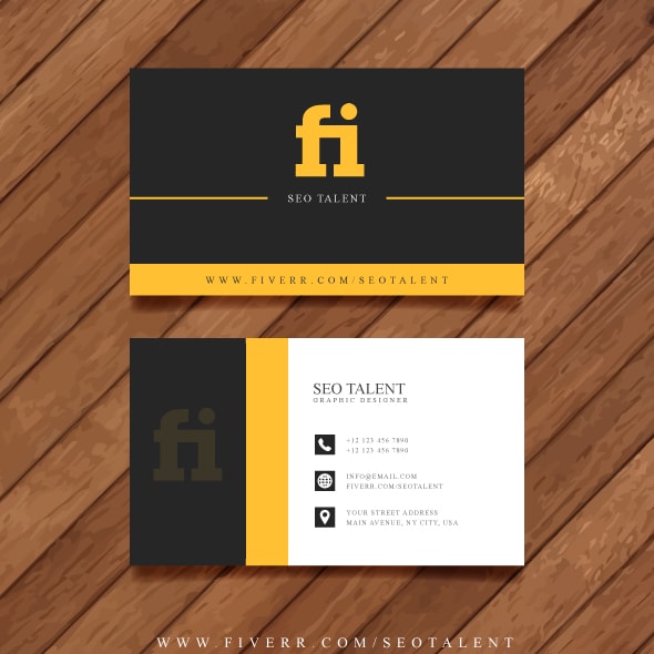 I will design a business card, and business logo